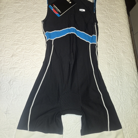 Louis Garneau Other - Louis Garneau Men's Triathlon Suit NWT Size Large Black White Cycling USA #206